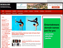 Tablet Screenshot of newsglobejournal.com